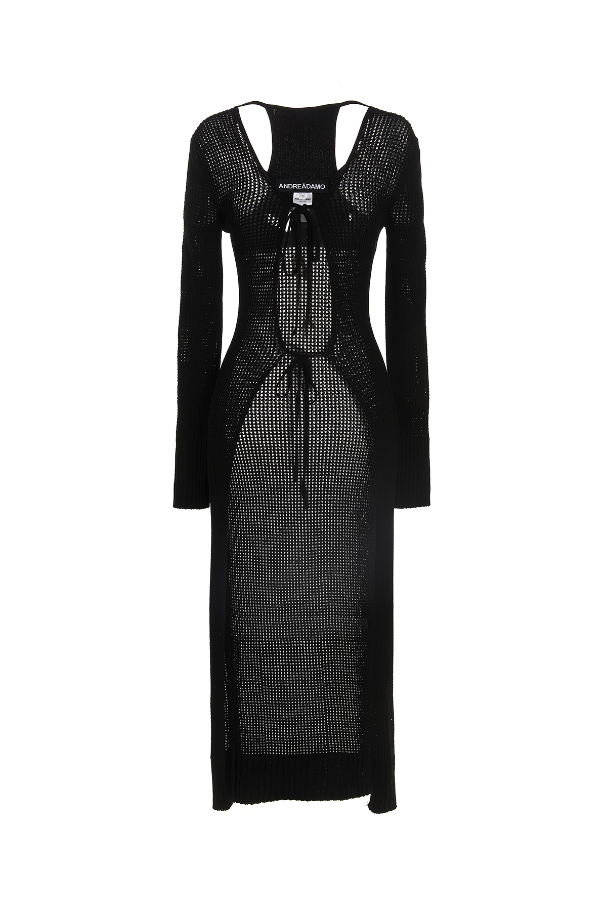 Openwork 롱 가디건